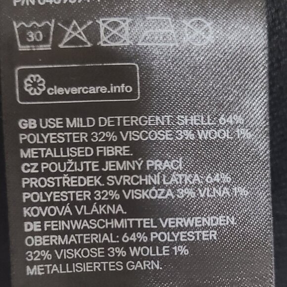 Black maternity dress - Picture 3 of 3